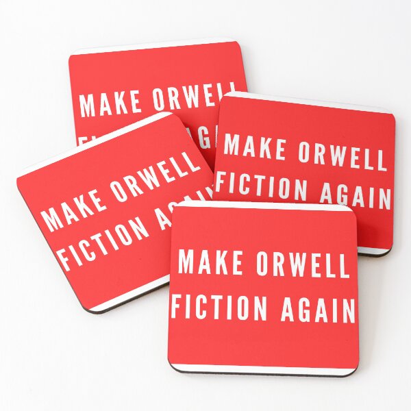 Item preview, Make Orwell Fiction Again Trump Mask and T-shirt designed and sold by BasedAndOptical.
