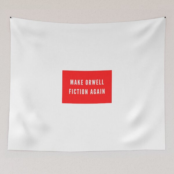 Item preview, Make Orwell Fiction Again Trump Mask y camiseta designed and sold by BasedAndOptical.
