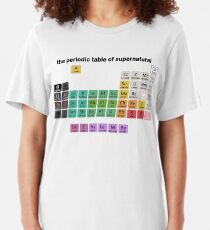 The Periodic Table Of Supernatural Slim Fit T-Shirt