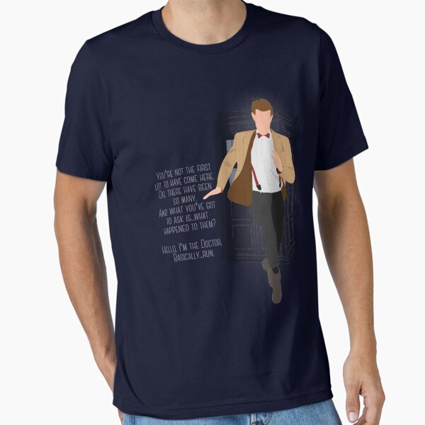 Item preview, 11th Doctor - Basically, Run! Quote designed and sold by runningRebel.