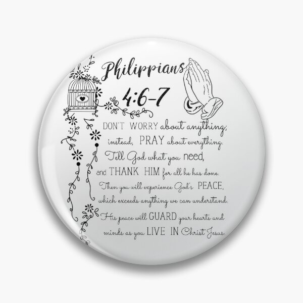 Item preview, Bible Verses Philippians 4:6-7 designed and sold by della95.