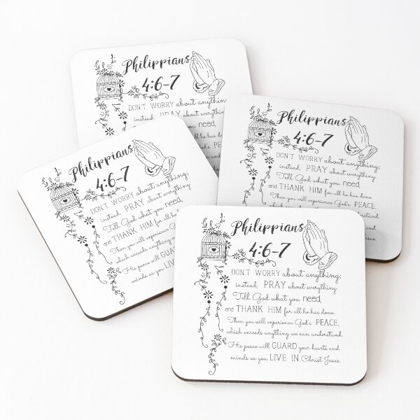 Item preview, Bible Verses Philippians 4:6-7 designed and sold by della95.
