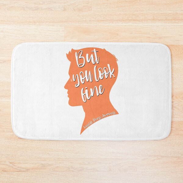 Item preview, But You Look Fine Man Silhouette Orange designed and sold by Elle  Hazlett.