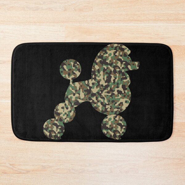 Item preview, poodle silhouette camouflage pattern for dog lovers  designed and sold by cathelkav.