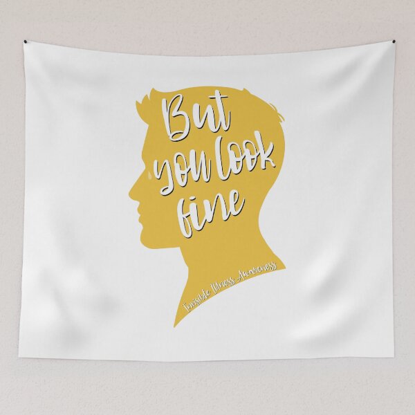 Item preview, But You Look Fine Man Silhouette Yellow designed and sold by Elle  Hazlett.