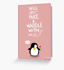 Valentine's Day Card (PENGUIN) Greeting Card