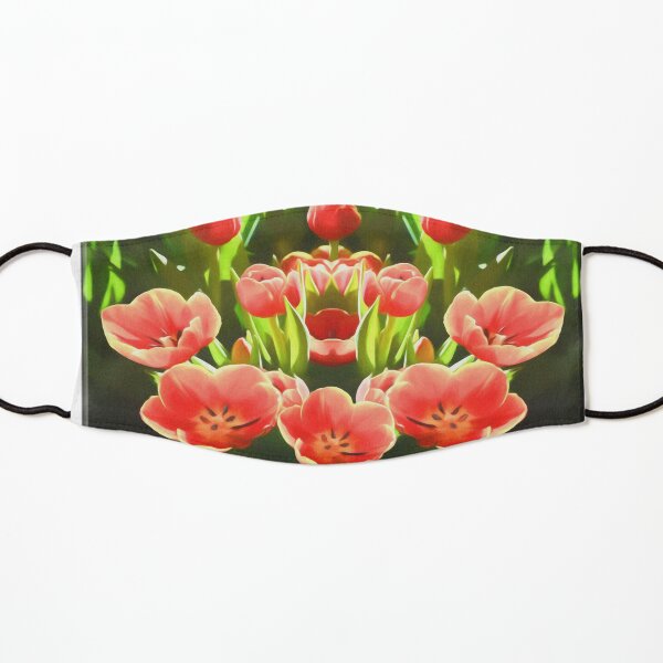 Tulips (digital painting) Kids Mask