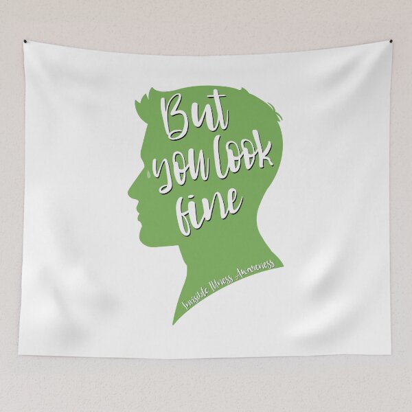 Item preview, But You Look Fine Man Silhouette Green designed and sold by Elle  Hazlett.