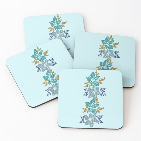 Item preview, blue floral border 1 & pattern / Jesus Loves us all  designed and sold by aldona.