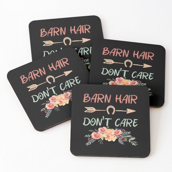Item preview, Barn Hair Don't Care Horse Funny Animal Lover designed and sold by EmilyPippin.