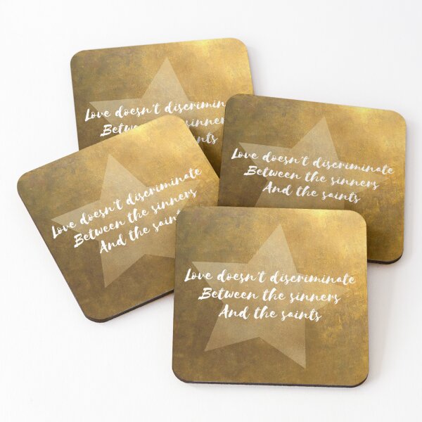 Item preview, Love Doesn´t Discriminate Between The Sinners And The Saints designed and sold by BeluFndz.