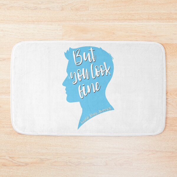 Item preview, But You Look Fine Man Silhouette Blue designed and sold by Elle  Hazlett.