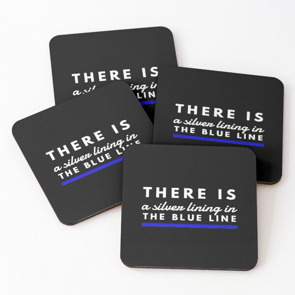 Item preview, Thin Blue Line - Sliver Lining In Blue Line designed and sold by Michael Schmidt.
