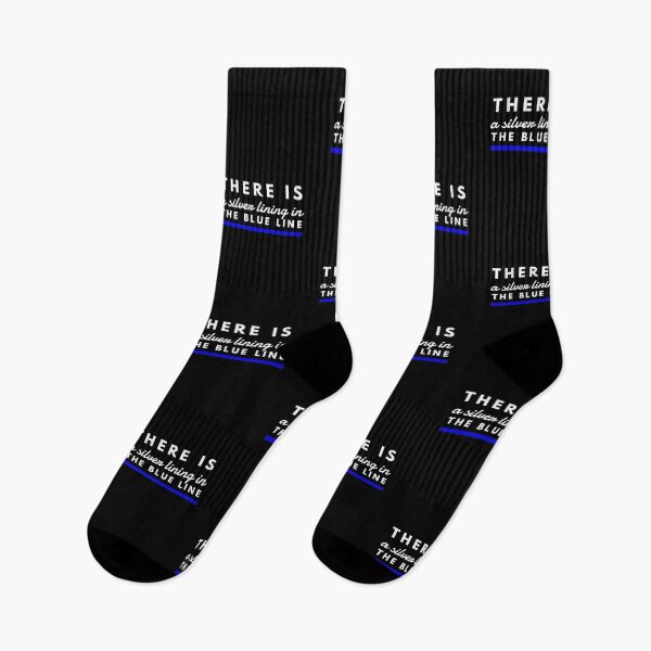 Item preview, Thin Blue Line - Sliver Lining In Blue Line designed and sold by Michael Schmidt.