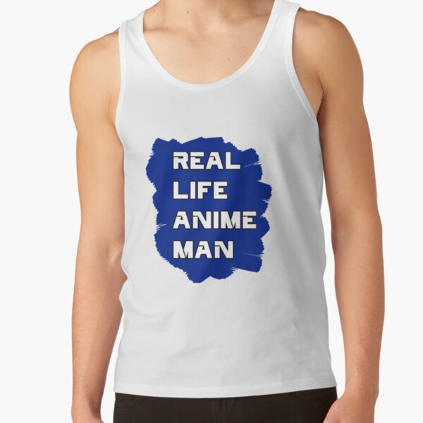 Real Life Anime Man Tank Top