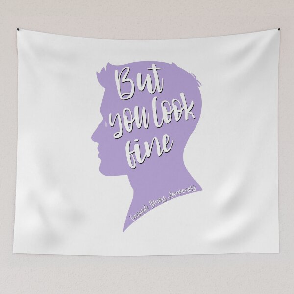 Item preview, But You Look Fine Man Silhouette Lavender  designed and sold by Elle  Hazlett.