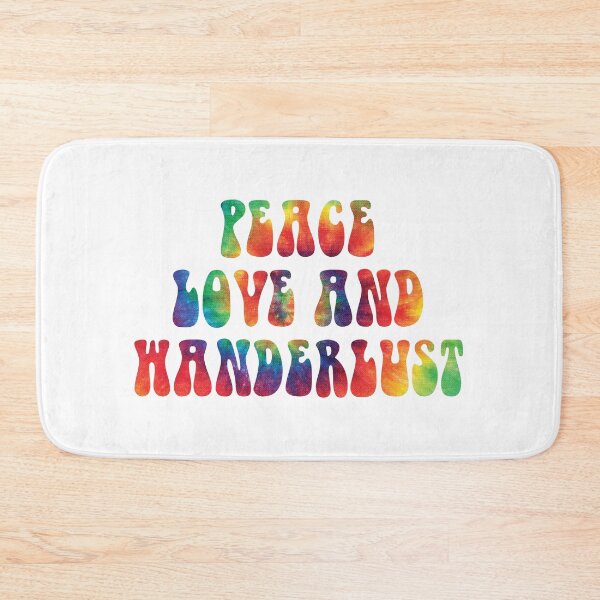 Item preview, Peace Love and Wanderlust designed and sold by AdventurePrints.