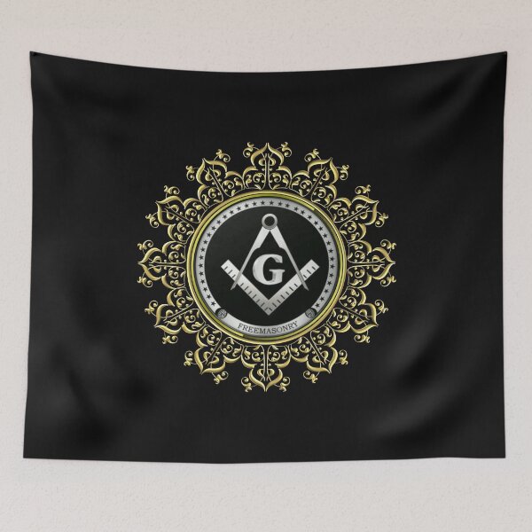 Item preview, Freemasonry, Square & Compass Design designed and sold by HelsinkiFashion.