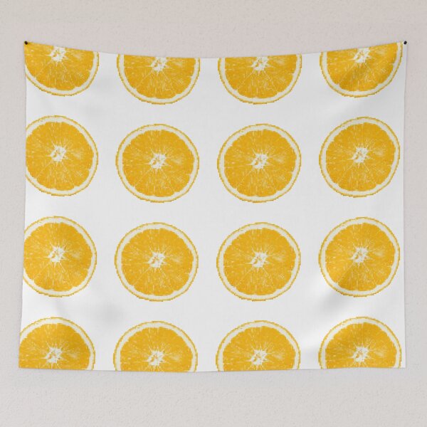 Item preview, Orange Pixel Design Regular Pattern designed and sold by Melly-Jellyarts.