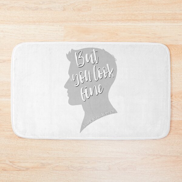 Item preview, But You Look Fine Man Silhouette Gray designed and sold by Elle  Hazlett.