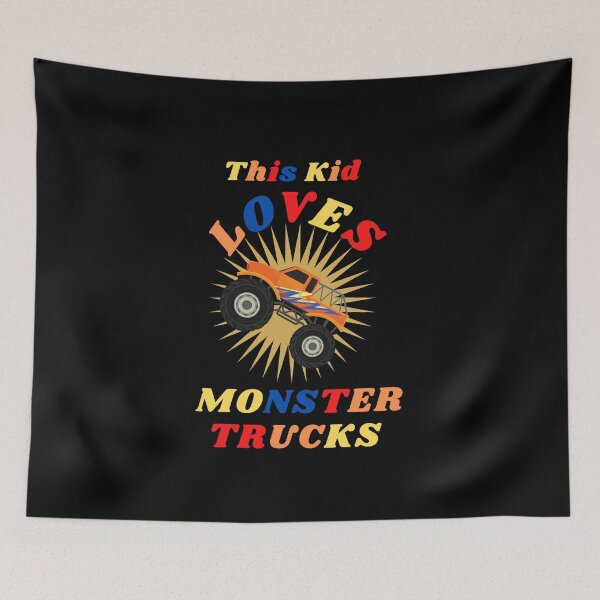 Item preview, This Kid LOVES MONSTER TRUCKS designed and sold by AtarangiDesigns.