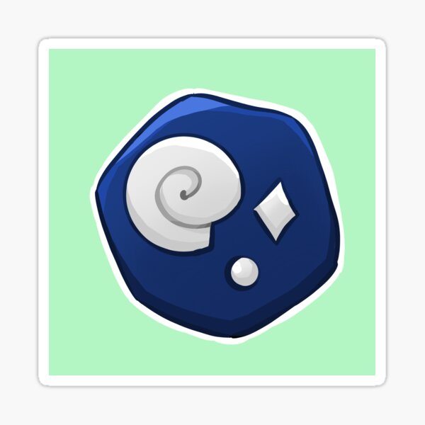 "Fossil ACNH Sticker Square" Sticker by Anjach Redbubble