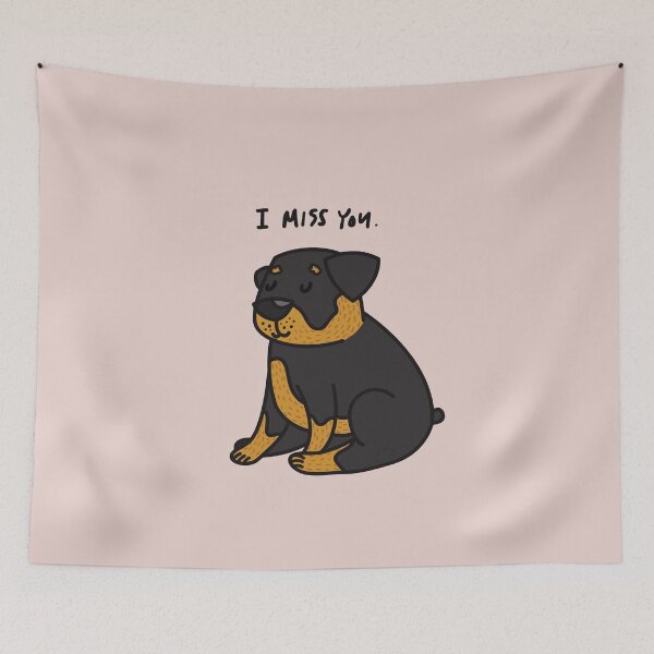 Item preview, Missing you Rottie designed and sold by Artipsy designs.