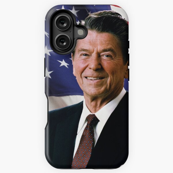 Vista previa del artículo con la obra «Ronald Reagan», diseñado y vendido por thehilljordan.