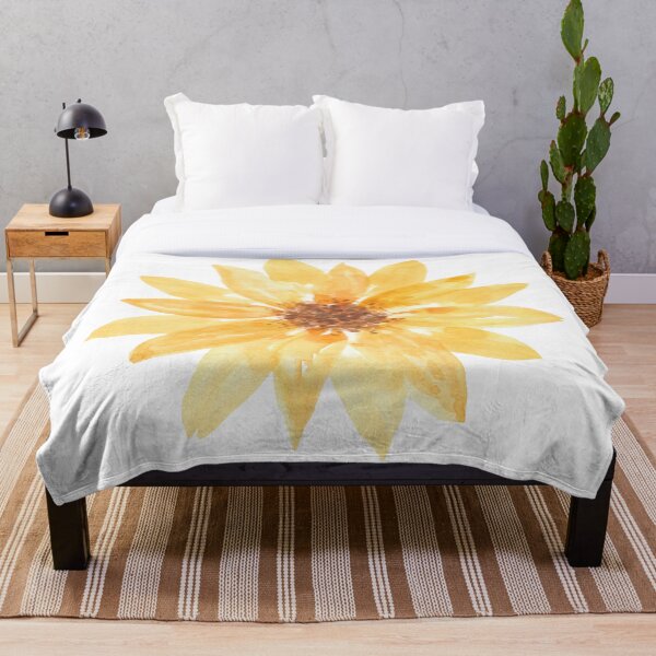 Item preview, Yellow Watercolor Sunflower designed and sold by ApricotBlossom.