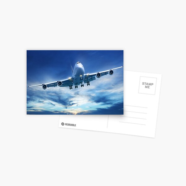 Boeing 747 Postcard