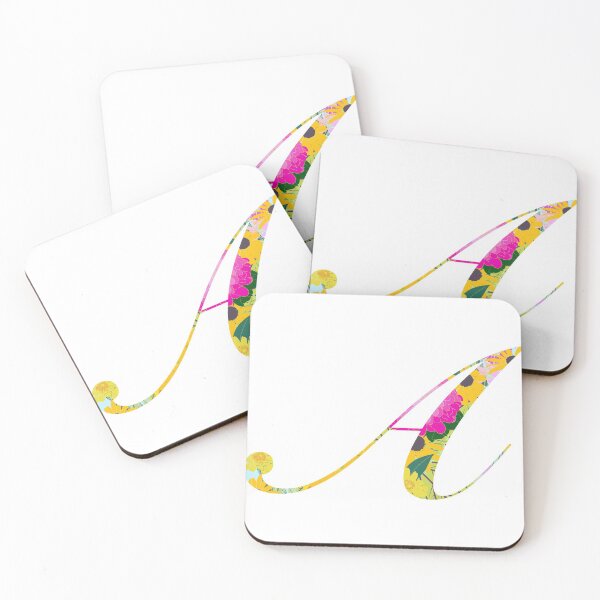 Item preview, Monogram Floral Cursive Letter A designed and sold by sporadicdoodlin.