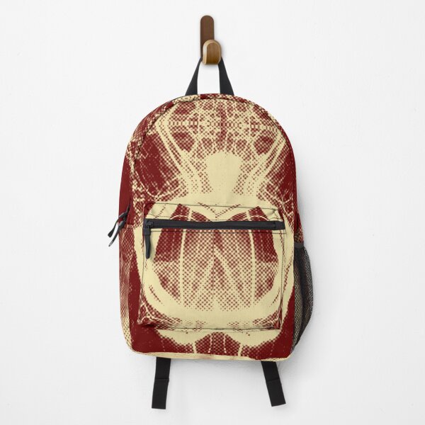 Item preview, DEEP RED AND CREAM SEPIA MANDALA LINE WORK GRAPHIC PHOTOGRAPH ART designed and sold by Jane Holloway.