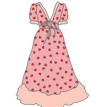 Artwork thumbnail, Strawberry dress by CorinneCarollo