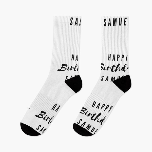 Aperçu de l'œuvre Joyeux anniversaire Samuel ! créée et vendue par CreativeText.