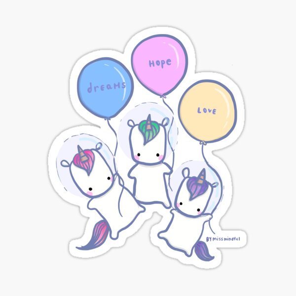 Let's See Where We Can Go - Unicorns Sticker