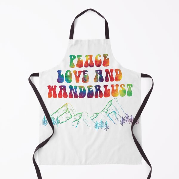 Item preview, Peace Love and Wanderlust Mountain Version designed and sold by AdventurePrints.