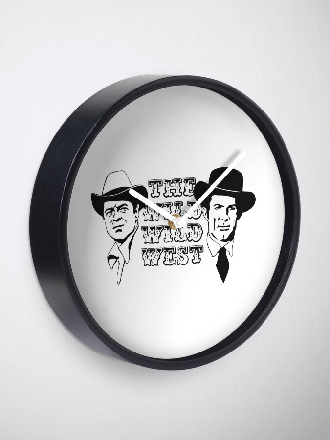 "The Wild Wild West TV Series black" Clock for Sale by