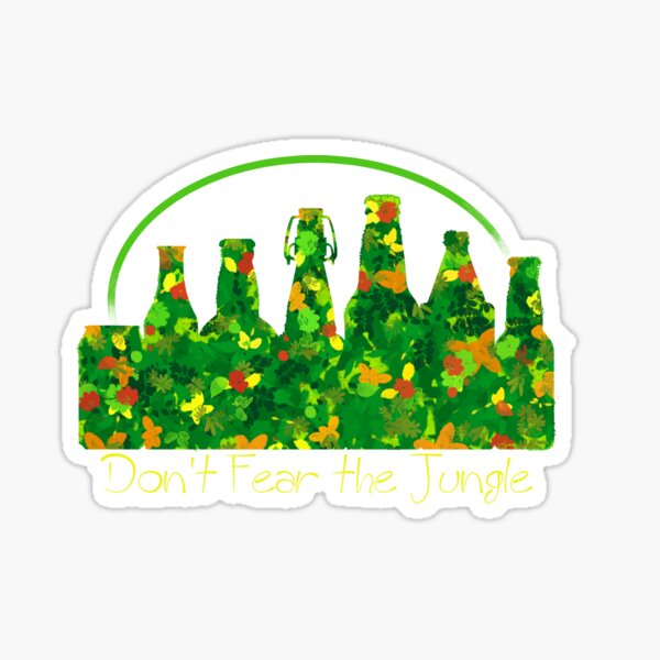Don't Fear The Jungle Sticker
