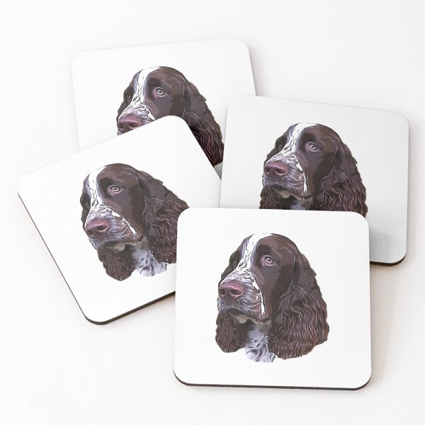 Item preview, Springer Spaniel Liver and White designed and sold by ElegantCat.