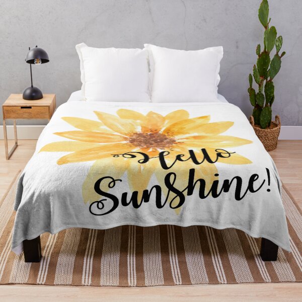 Item preview, Hello Sunshine Watercolor Sunflower designed and sold by ApricotBlossom.