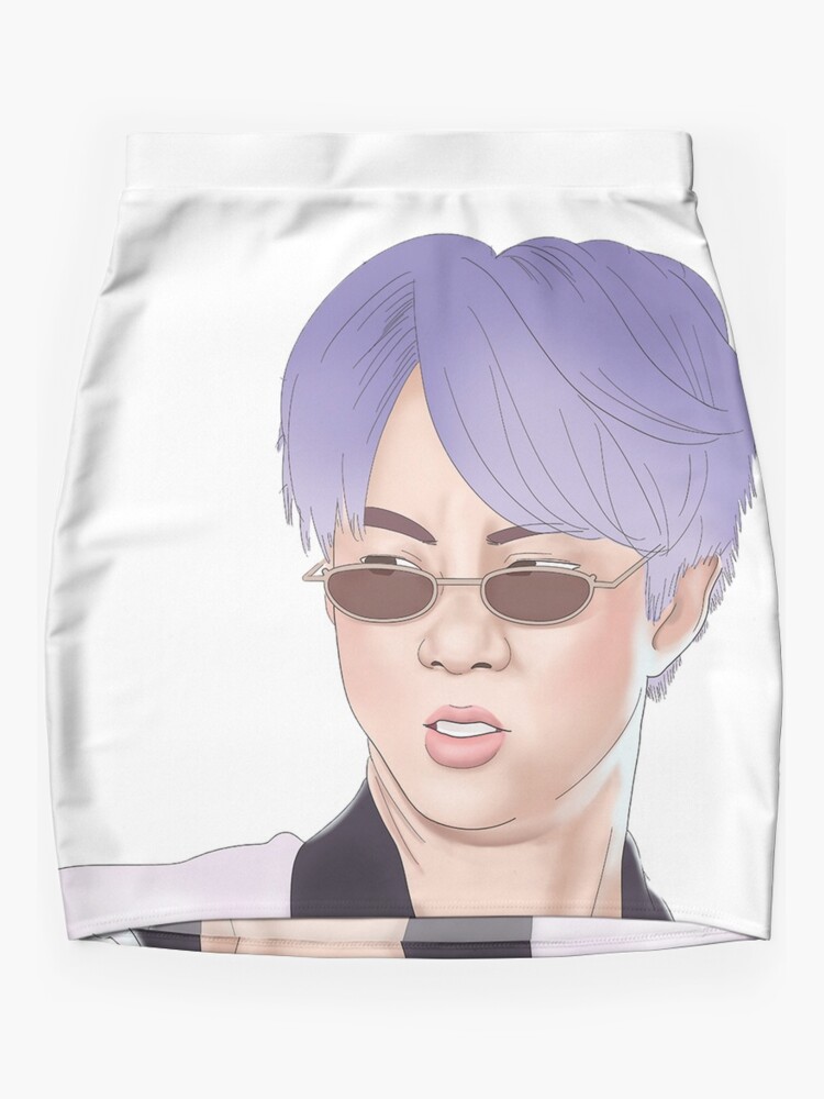 BTS JIN glasses | Mini Skirt