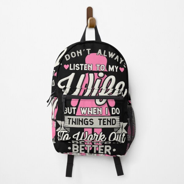 Item preview, I Don't Always Listen To My Wife -Funny Husband Statement designed and sold by Sandra78.
