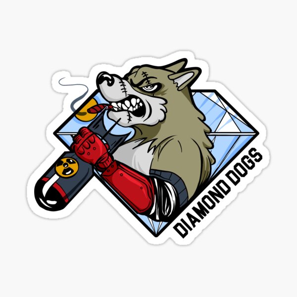 Diamond Dogs Stickers for Sale | Redbubble