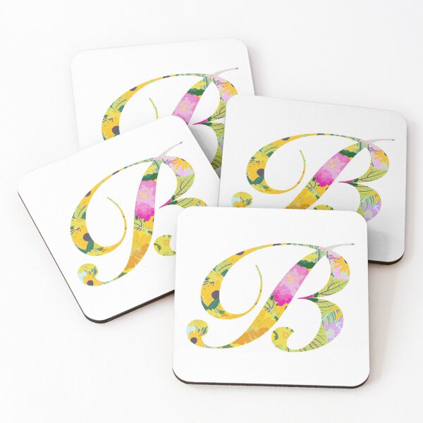 Item preview, Monogram Floral Cursive Letter B designed and sold by sporadicdoodlin.
