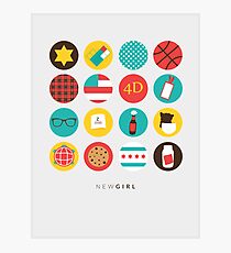 New Girl Things Poster Photographic Print