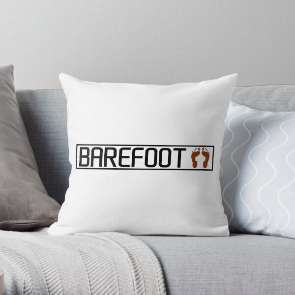 Barefoot Throw Pillow