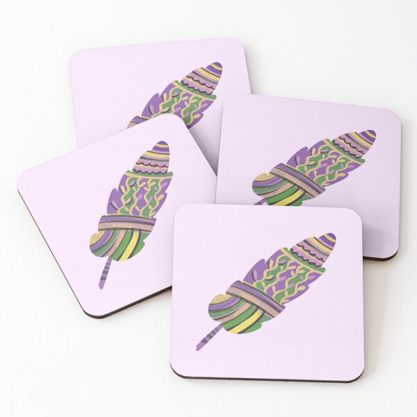 Item preview, Peaceful Soul - Feather Charms abstract illustration GC-107-02 designed and sold by GraphicCharms.