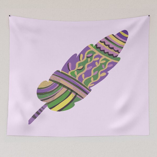 Item preview, Peaceful Soul - Feather Charms abstract illustration GC-107-02 designed and sold by GraphicCharms.