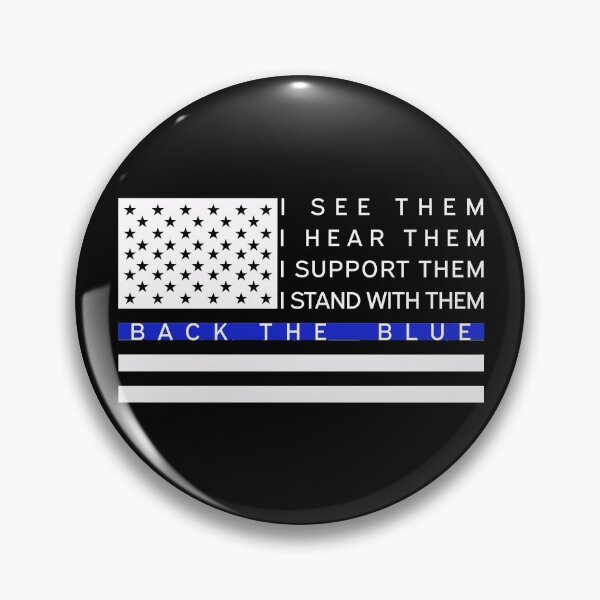 Item preview, Thin Blue Line - Back The BLUE designed and sold by Michael Schmidt.