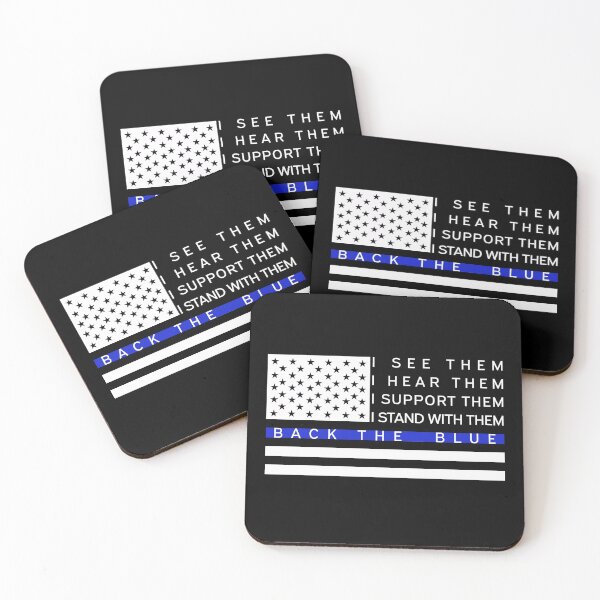 Item preview, Thin Blue Line - Back The BLUE designed and sold by Michael Schmidt.